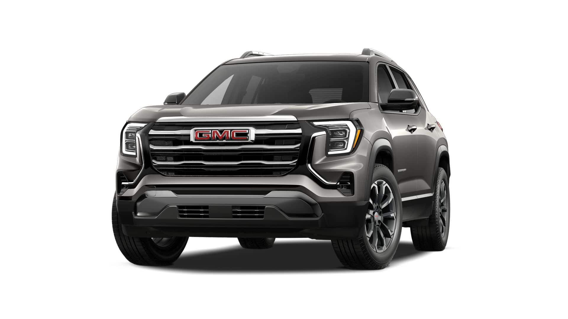 2027 GMC Terrain AWD Elevation in Sterling Metallic — front three-quarter view