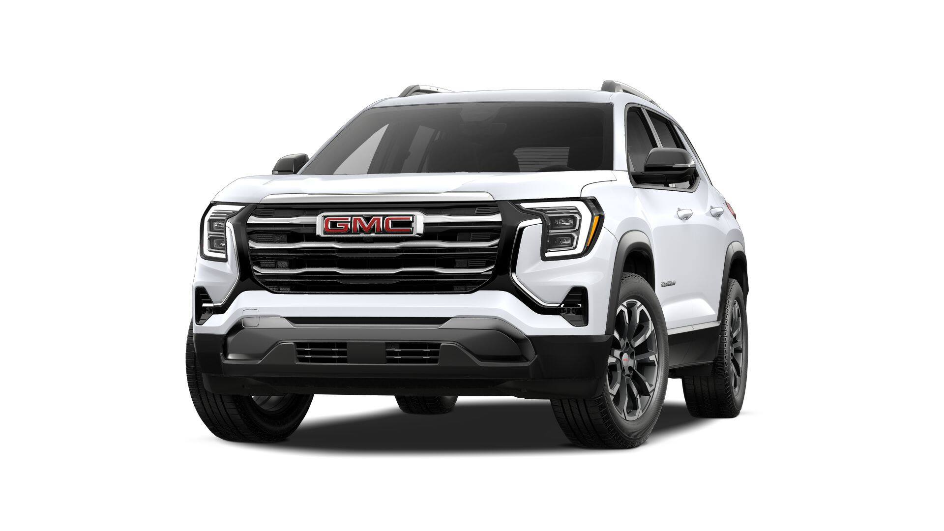 2027 GMC Terrain AWD Elevation in Summit White — front three-quarter view